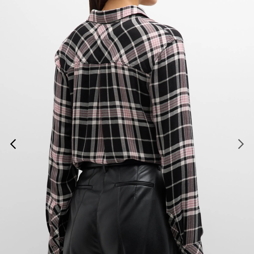 Rails Hunter Plaid Button-Front Shirt - image 2